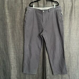 Aigle gray blue cargo straight leg pants size 38x30